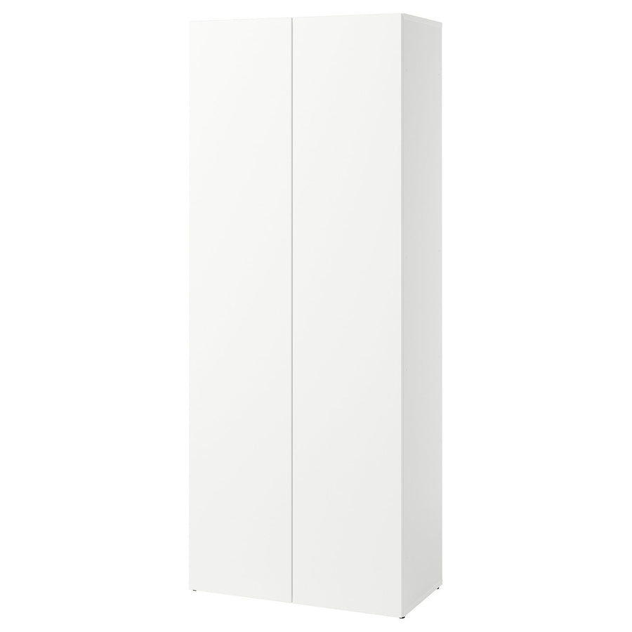 LASTARE frame with doors, white, 80x42x200 cm
