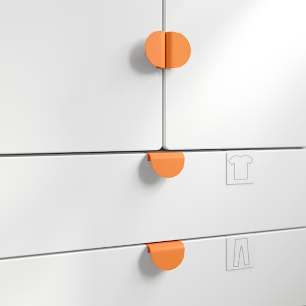 Ikea LATMASK - Clip-on handle, orange,60 mm 2 pcs.