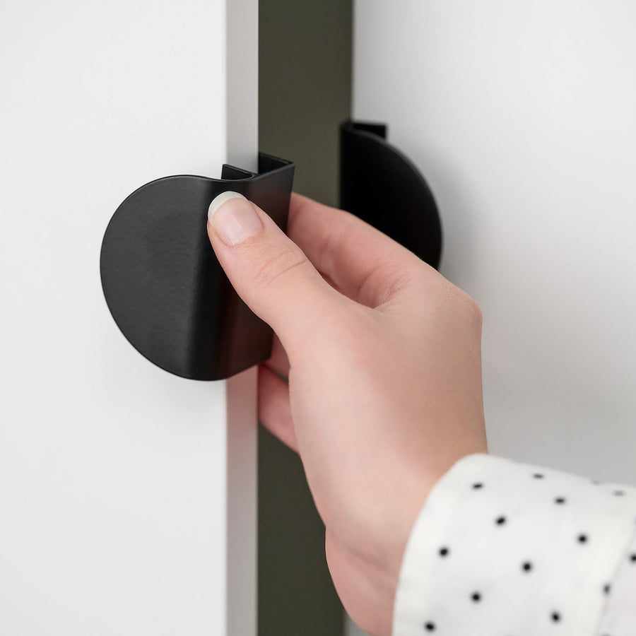 LATMASK clip-on handle, black, 40 mmx60 mm cm