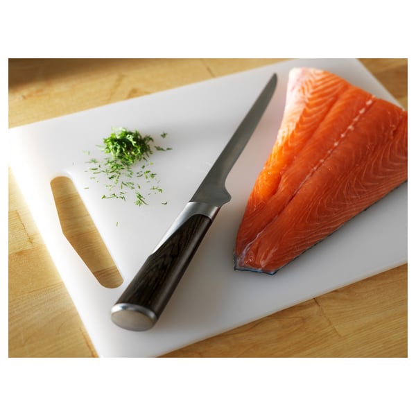 LEGITIM chopping board, white, 34x24 cm