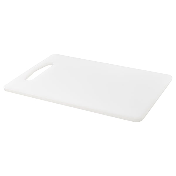 LEGITIM chopping board, white, 34x24 cm