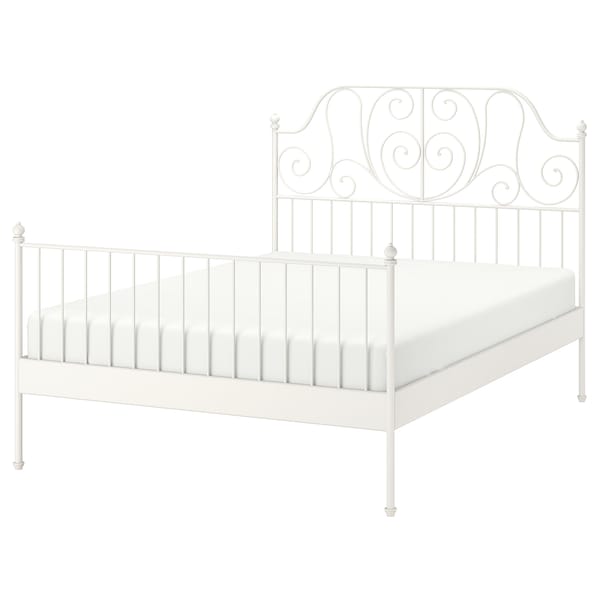 Ikea LEIRVIK - Bed frame, white,140x200 cm