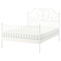 LEIRVIK bed frame, white, 160x200 cm