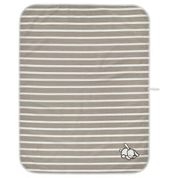 LEN babycare mat, white beige/stripe pattern, 90x70 cm
