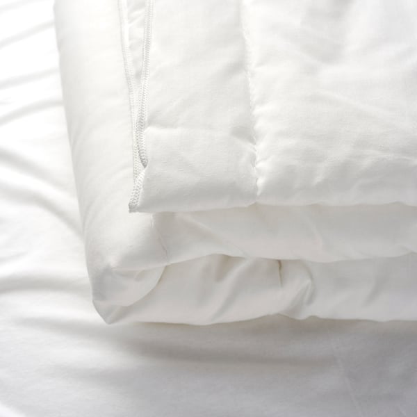 LEN duvet for cot, white, 110x125 cm