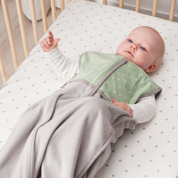 LEN sleep bag, green, 6-18 months