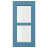 LERHYTTAN glass door, blue, 30x60 cm