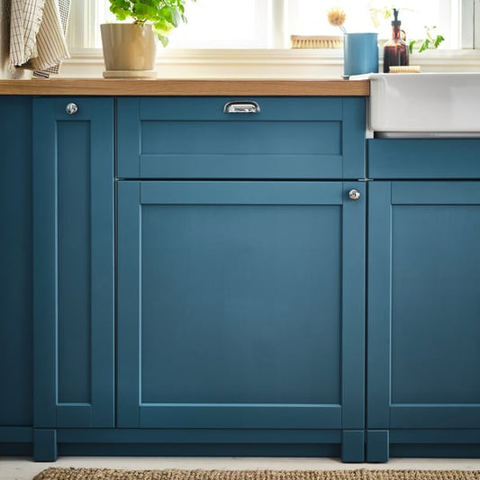 LERHYTTAN door, blue, 40x80 cm