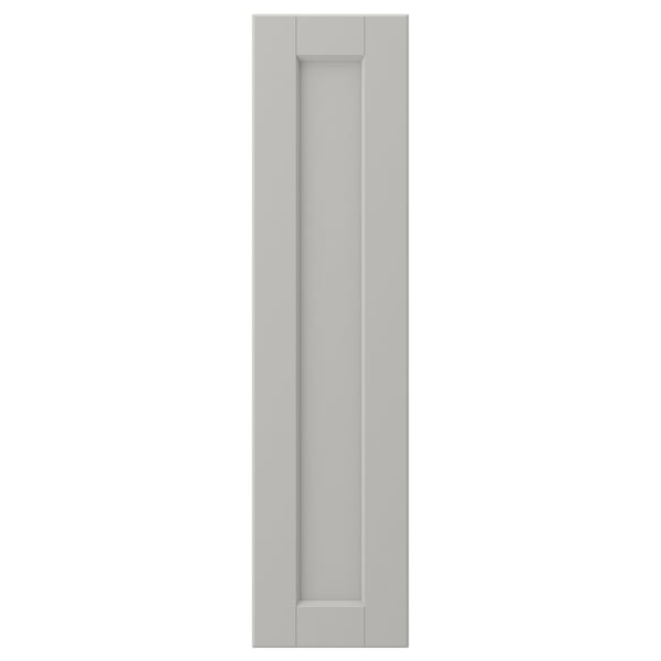 LERHYTTAN door, light grey, 20x80 cm