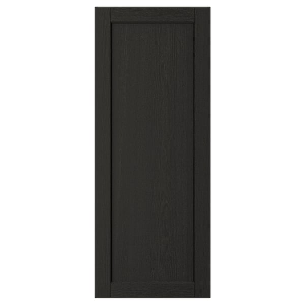 LERHYTTAN door, black stained, 40x100 cm