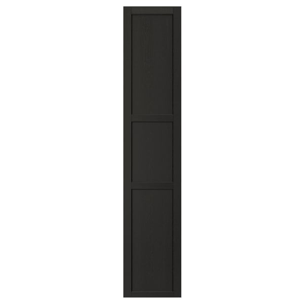 LERHYTTAN door, black stained, 40x200 cm