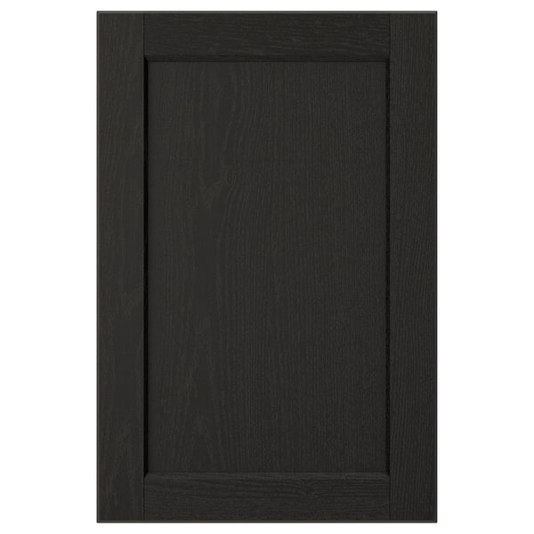 LERHYTTAN door, black stained, 40x60 cm