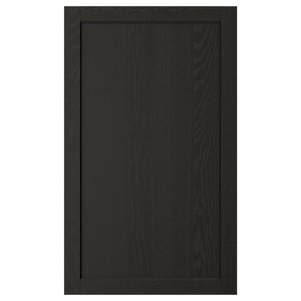 LERHYTTAN door, black stained, 60x100 cm