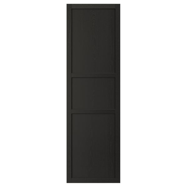 LERHYTTAN door, black stained, 60x200 cm