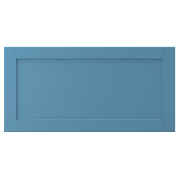 LERHYTTAN drawer front, blue, 80x40 cm