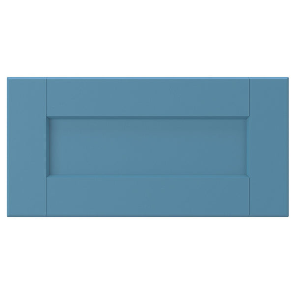 LERHYTTAN drawer front, blue, 40x20 cm