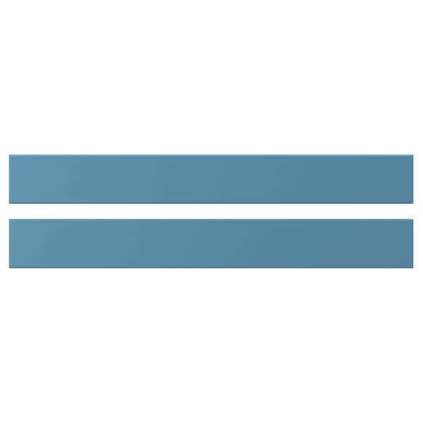 LERHYTTAN drawer front, blue, 80x10 cm