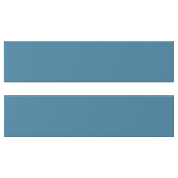 LERHYTTAN drawer front, blue, 40x10 cm