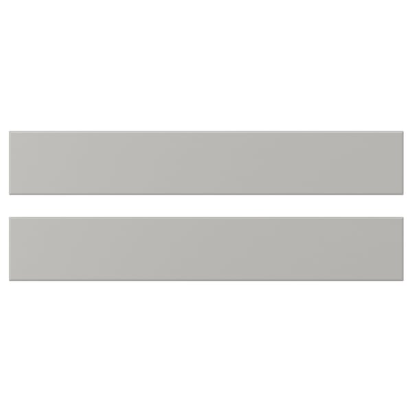 LERHYTTAN drawer front, light grey, 60x9.7 cm, 2 pack