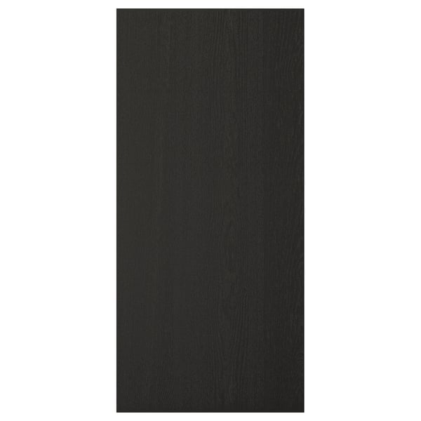 LERHYTTAN cover panel, black stained, 39x85 cm