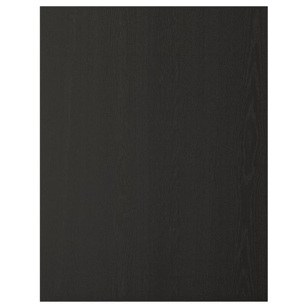 LERHYTTAN cover panel, black stained, 62x80 cm