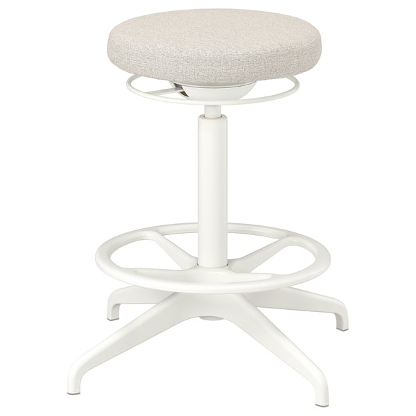 LIDKULLEN active sit/stand support, Gunnared beige, 38 cm