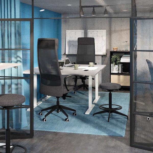 Ikea LIDKULLEN Stool for active seat - Gunnared dark grey ,