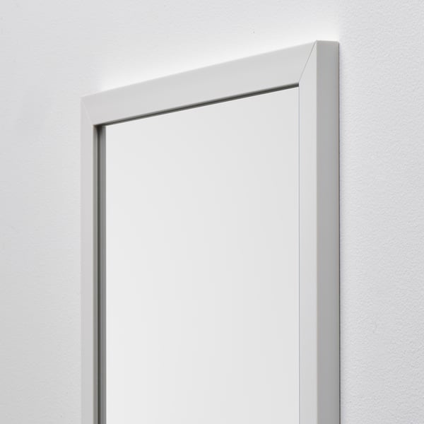 LILJETRÄD mirror, white, 30x115 cm