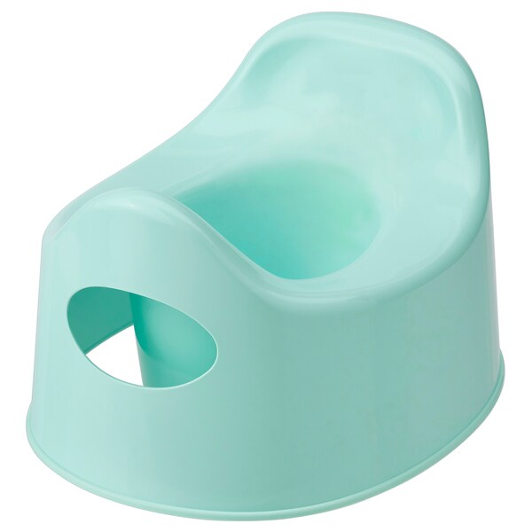 LILLA children's potty, turquoise, 27x24 cm
