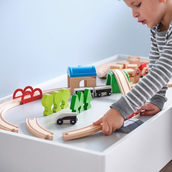 Ikea LILLABO - 45-piece train set with rail