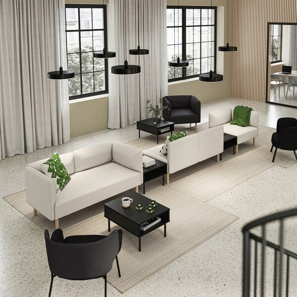 Ikea LILLEHEM - 5 seater sectional sofa/table, Vissle/beige wood