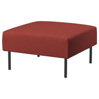 LILLEHEM 1-seat module, Gunnared brown-red/metal, 72x42x72 cm