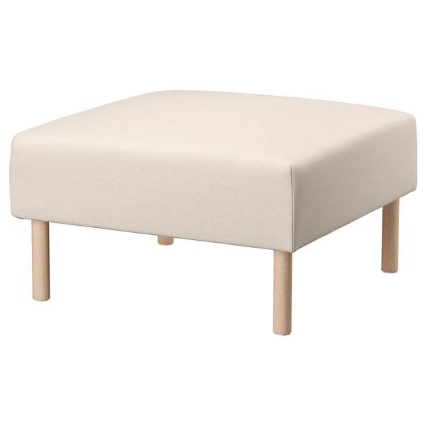 LILLEHEM 1-seat module, Vissle/beige wood, 72x42x72 cm