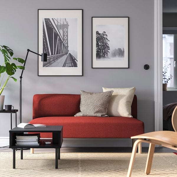 Ikea LILLEHEM - 2-seater element, Gunnared/brown-red wood