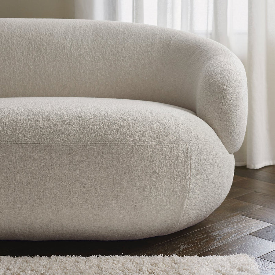 LILLESÄTER 3-seat sofa, Axvall off-white, 201x69x90 cm