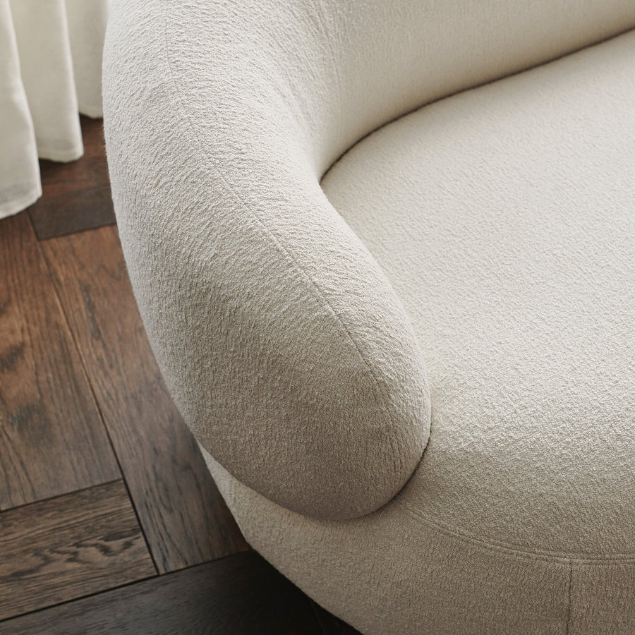 LILLESÄTER 3-seat sofa, Axvall off-white, 201x69x90 cm