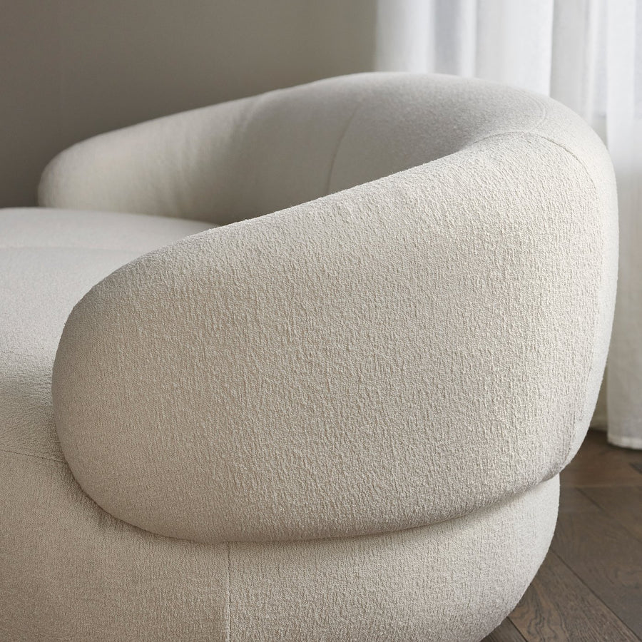LILLESÄTER 3-seat sofa, Axvall off-white, 201x69x90 cm
