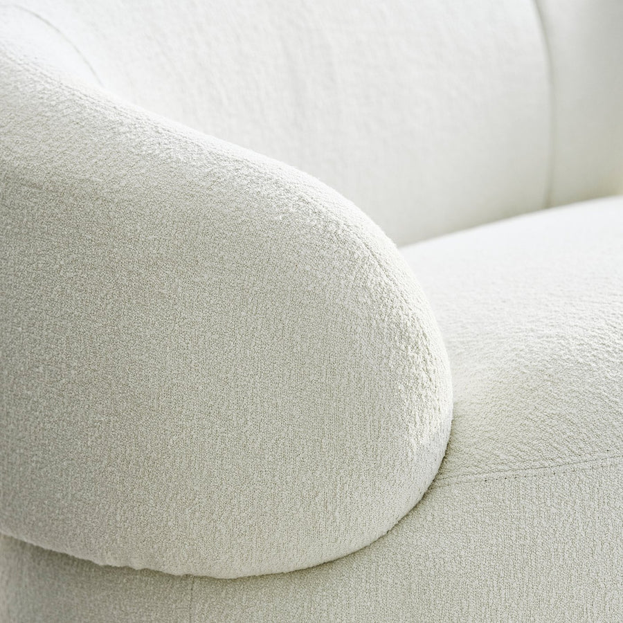 LILLESÄTER 3-seat sofa, Axvall off-white, 201x69x90 cm
