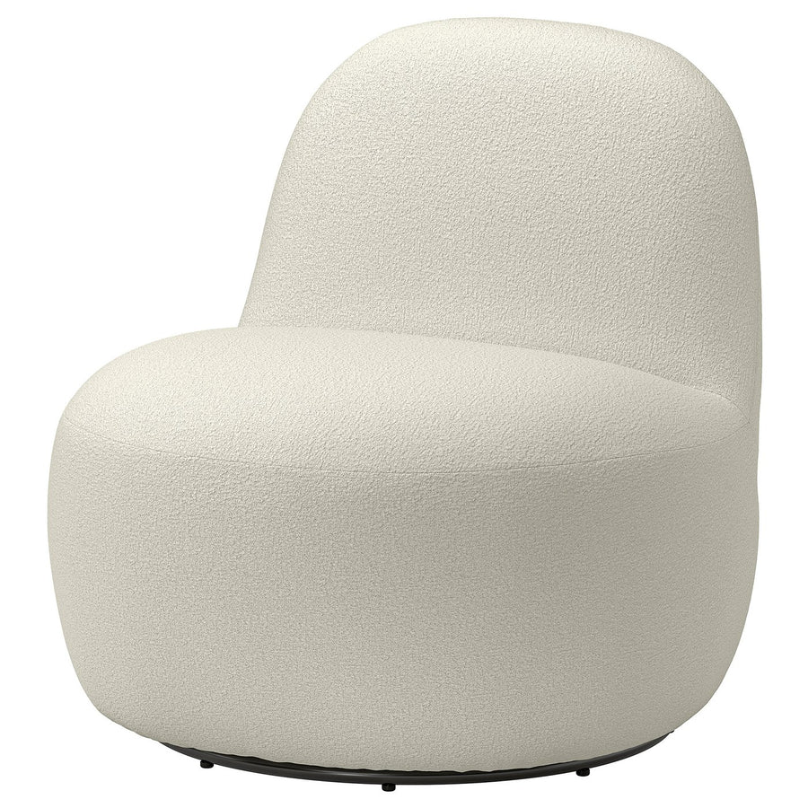 LILLESÄTER swivel easy chair, Axvall off-white, 70x71x79 cm