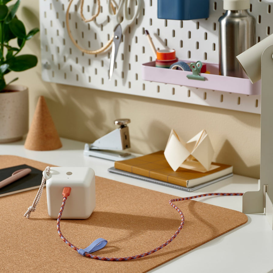 LILLHULT USB-C to USB-C, orange/lilac, 1.5 m