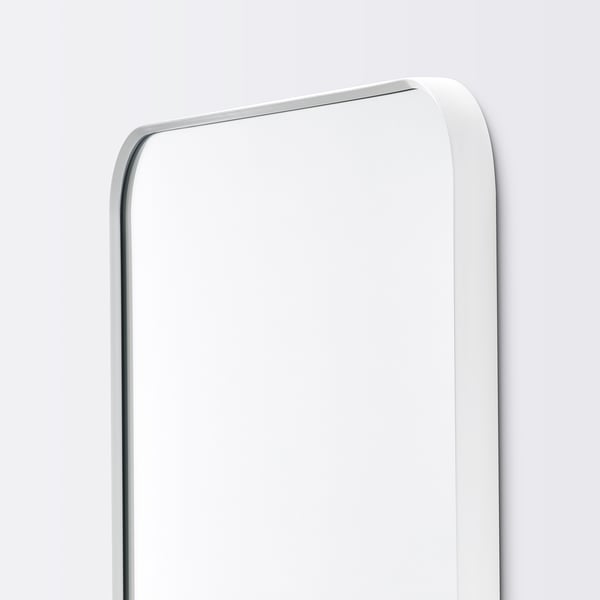 LINDBYN mirror, white, 40x130 cm