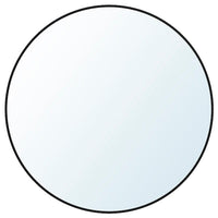 LINDBYN mirror, black, 50 cm