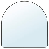 LINDBYN mirror, black, 80x80 cm