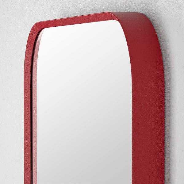 Ikea LINDBYN - Mirror, red, 28x60 cm