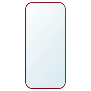 Ikea LINDBYN - Mirror, red, 28x60 cm