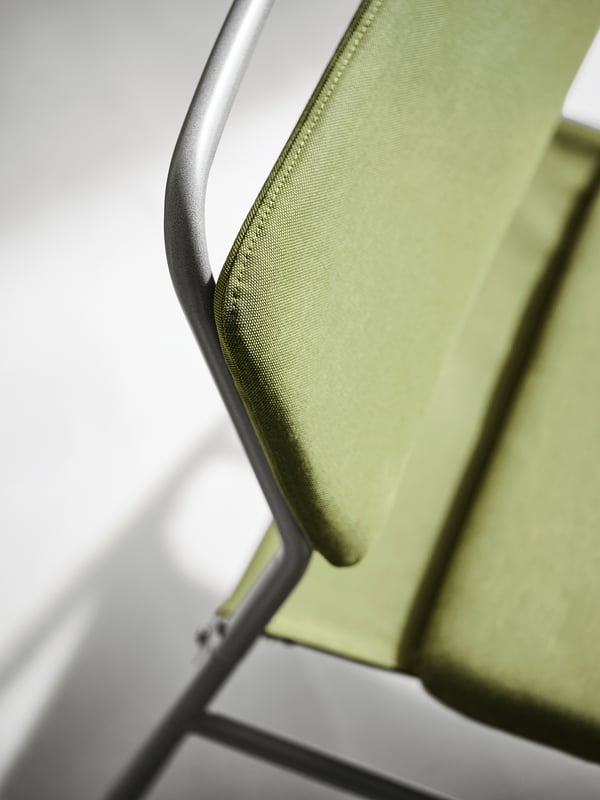 LINNEBÄCK easy chair, Orrsta olive-green, 57x72.4x69.5 cm