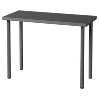 LINNMON / ADILS table, dark grey, 100x45 cm
