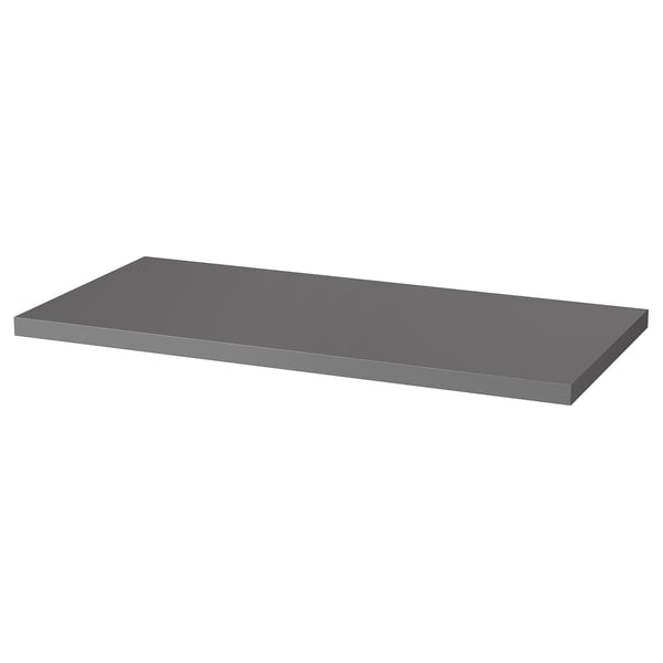 LINNMON table top, dark grey, 100x45 cm