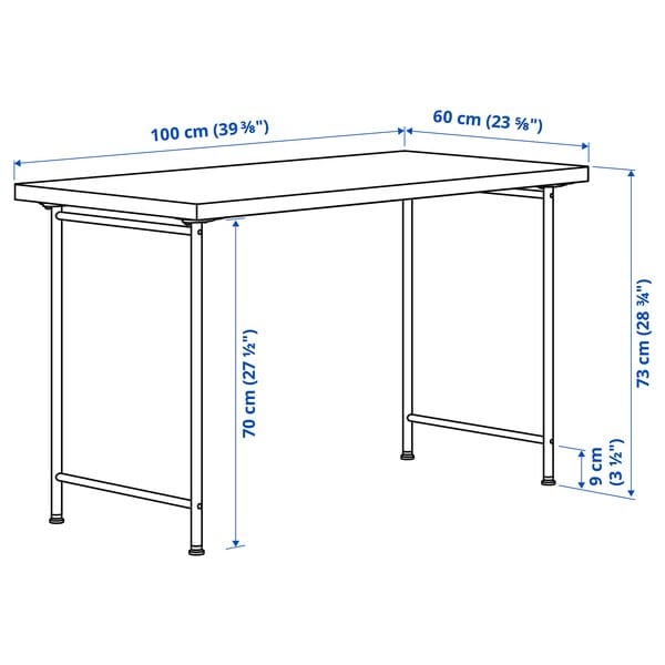 Ikea LINNMON / SPÄND - Desk, white, 100x60 cm