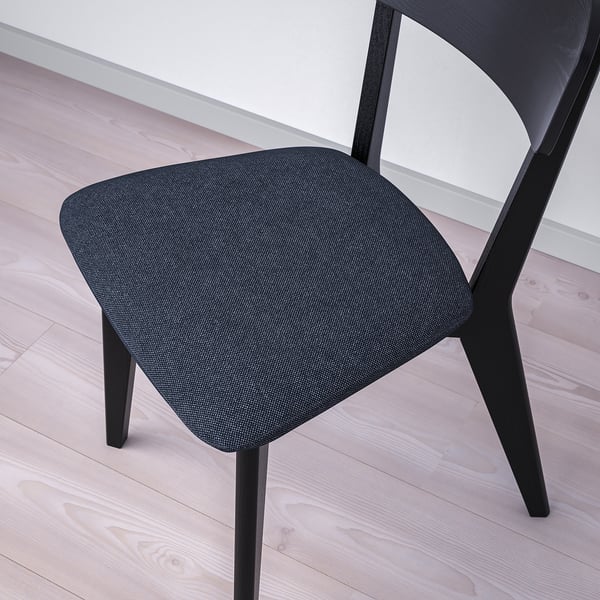 LISABO chair, black/Tallmyra black/grey, 46x80x51 cm